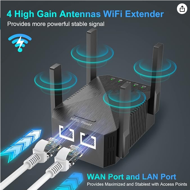 1200 Mbps Dual-Band WiFi Extender - photo 3