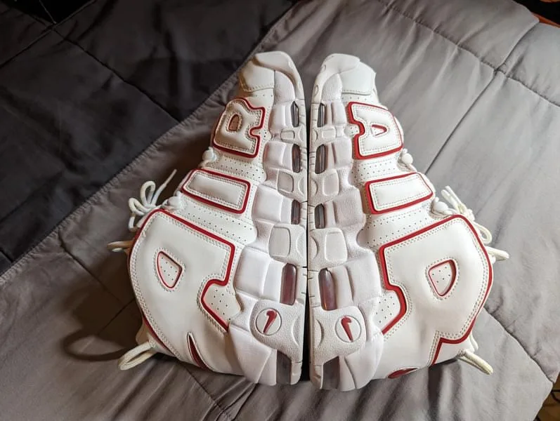 Nike Air More  Uptempo “University Red”, Men’s Size 11.5 image indicator(4)