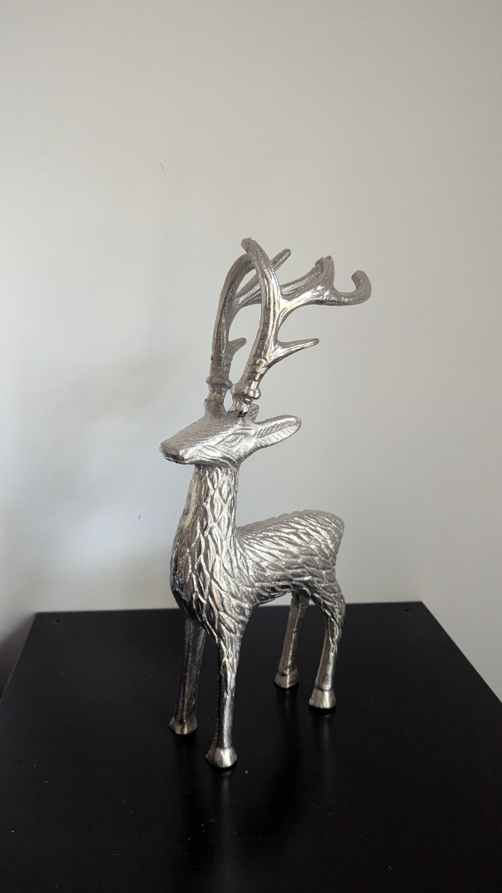 Cast Metal Deer Figurine - photo 2
