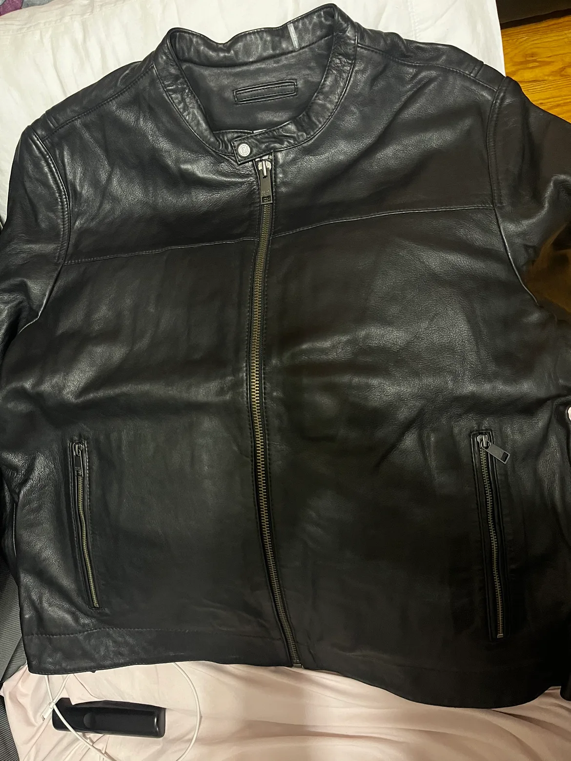 Marc New York Men’s Leather Jacket image indicator(2)