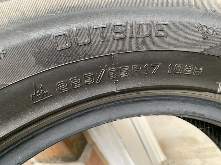 Set of 4 Winter Tires For Dodge Grand Caravan - photo 3