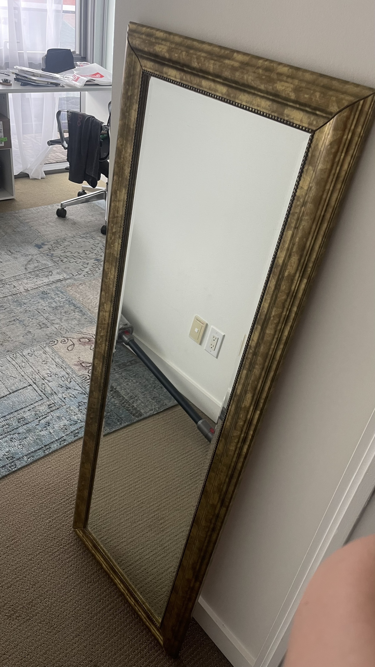 Gold Framed Floor Mirror IKEA
