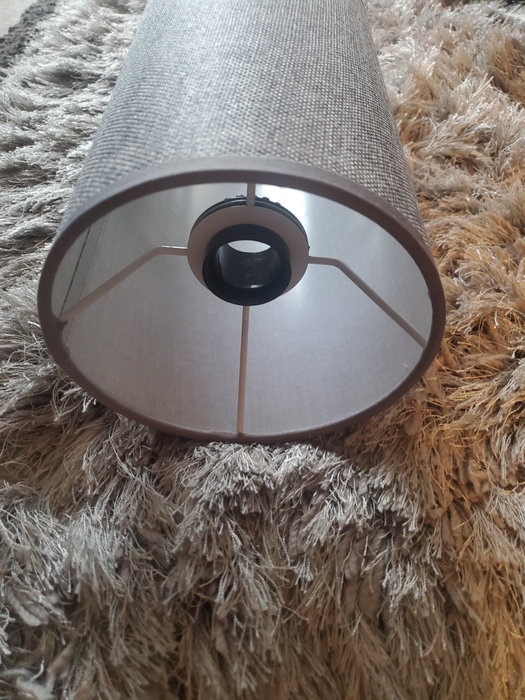 Grey Fabric Lampshade - photo 2