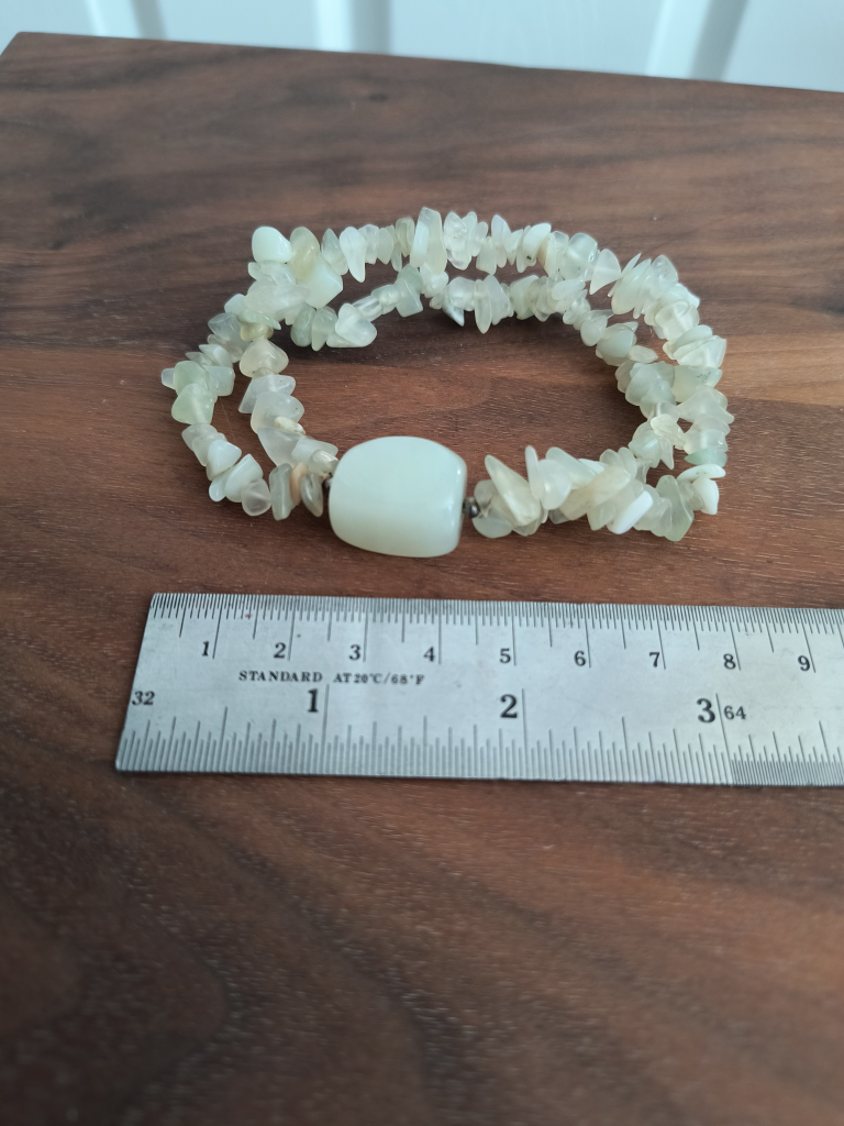 Green jade Chip Bracelet