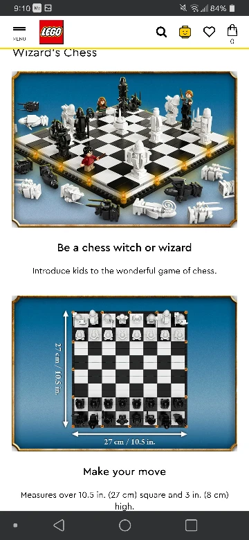 LEGO Harry Potter 76392 Wizard's Chess Set - photo 5