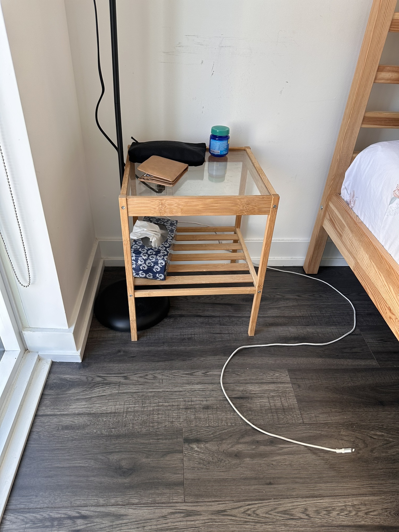 IKEA NESNA Nightstand Bamboo