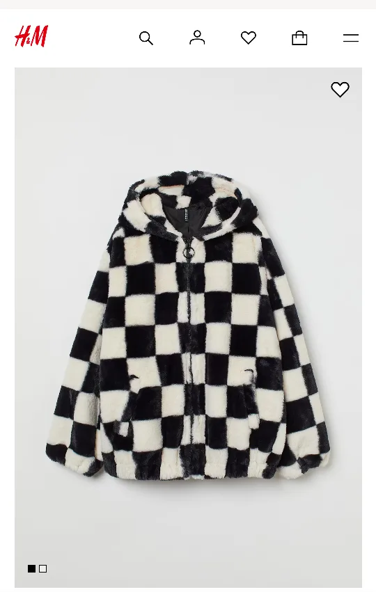 H&M Faux Fur Jacket thumbnail