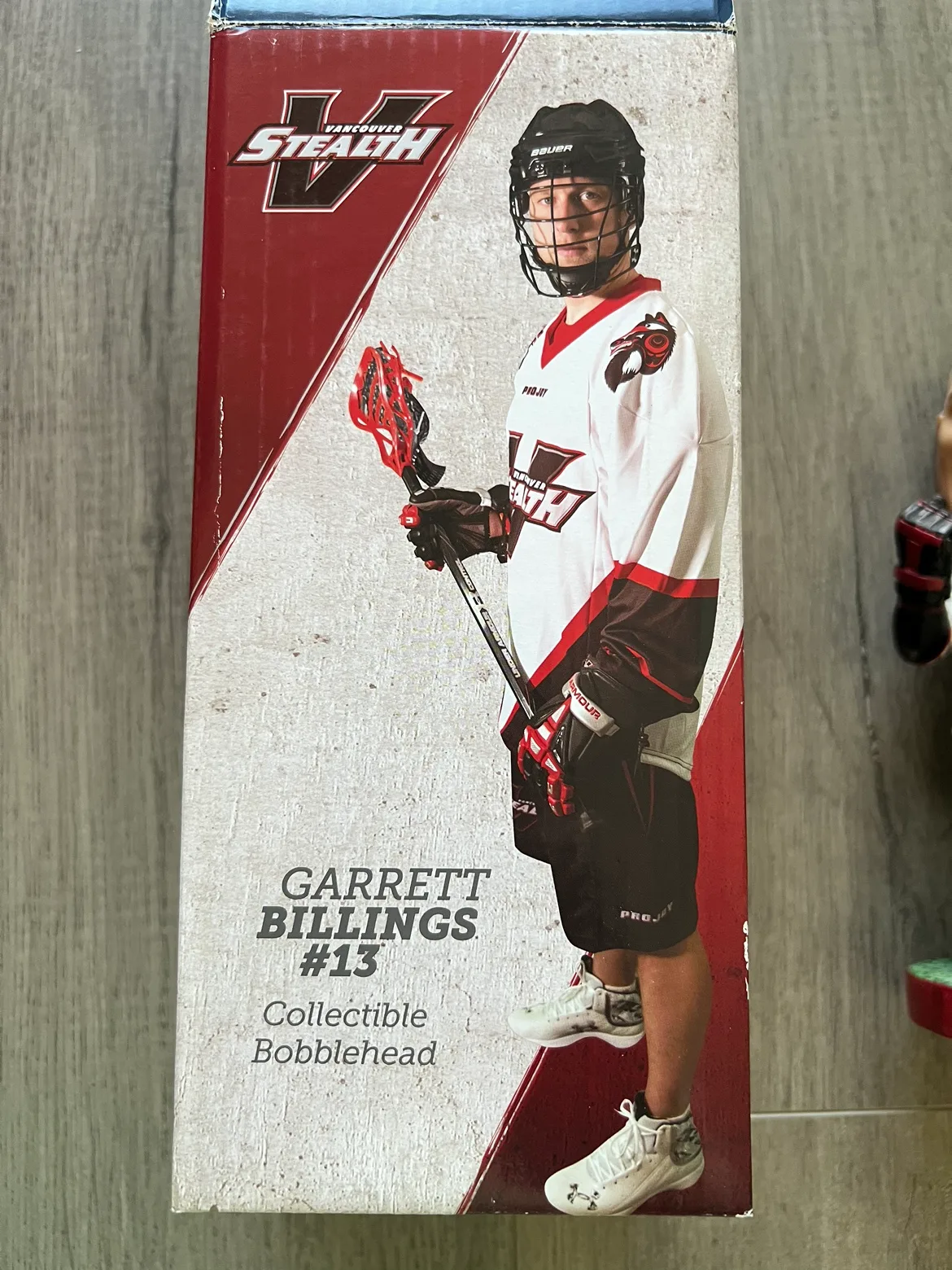 Garrett Billings #13 Vancouver Stealth Lacrosse Bobblehead image indicator(2)