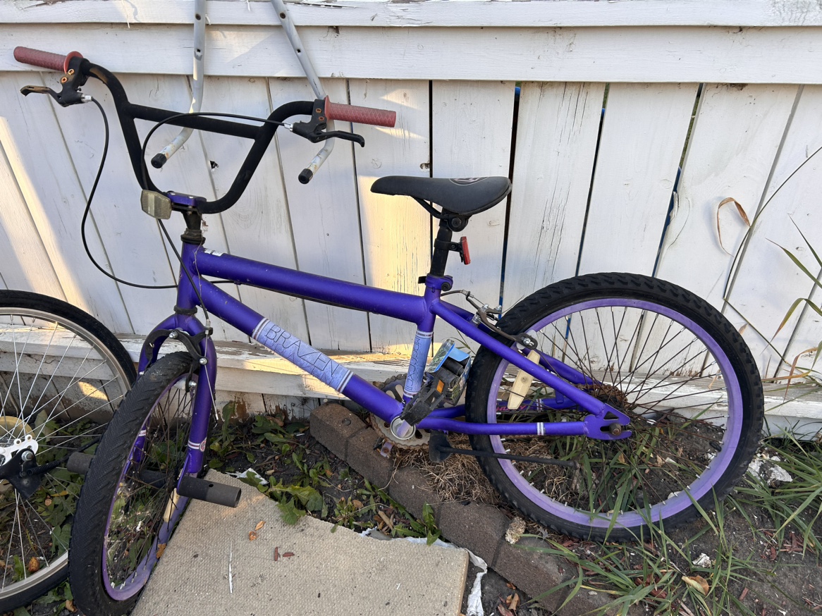18” rim bike