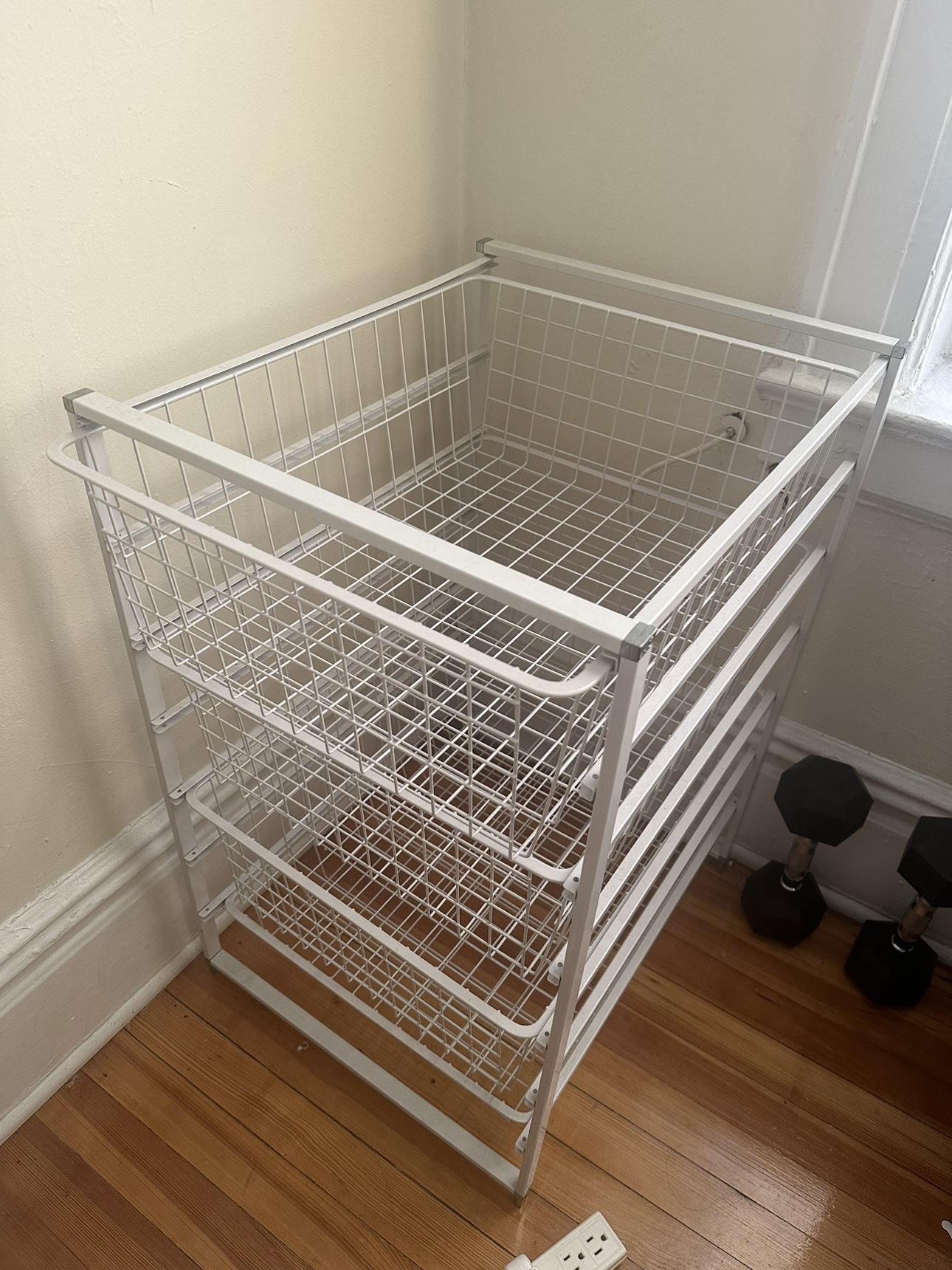 White Wire Drawer Organizer