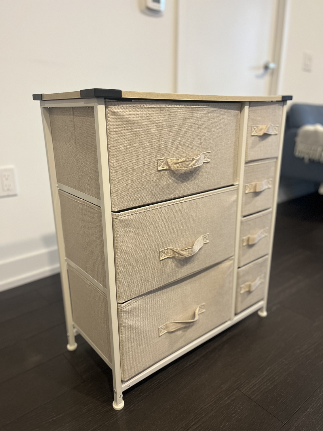 7 Drawer Fabric Dresser