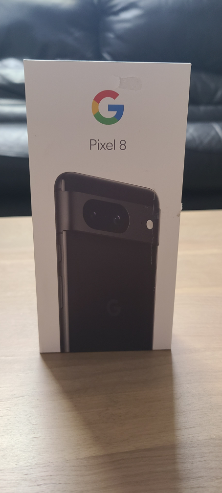 Google Pixel 8 Obsidian- Sealed Box