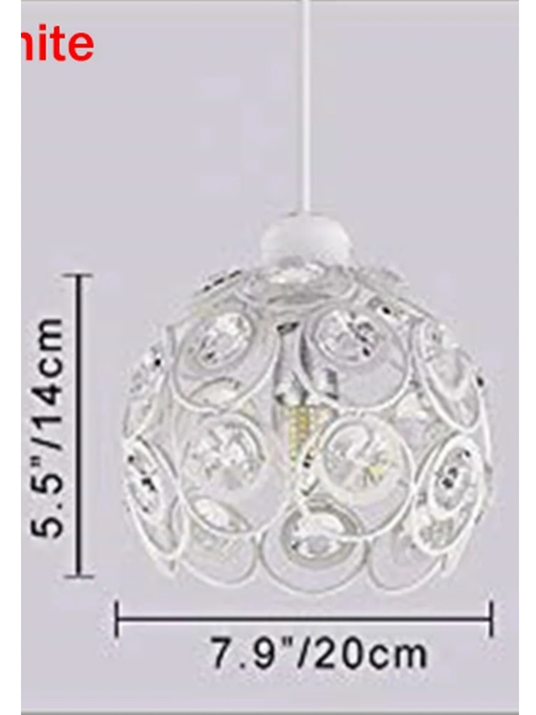Chrome Crystal Pendant Light Fixture - photo 4