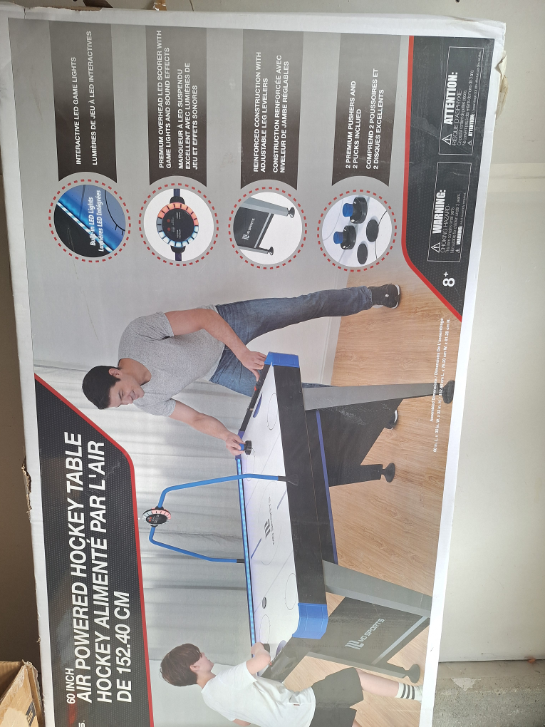 60 Inch Air Hockey Table