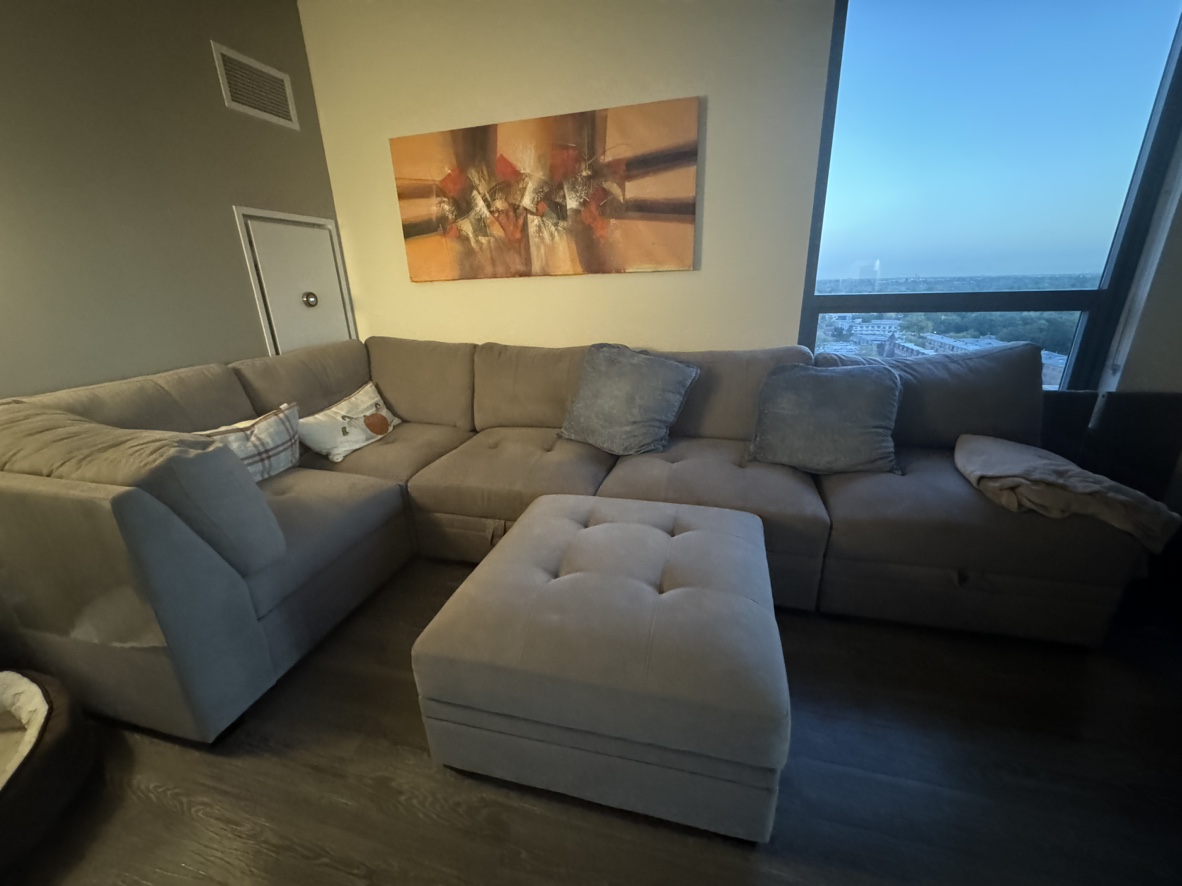 Sectional Sofa with Ottoman - photo 5