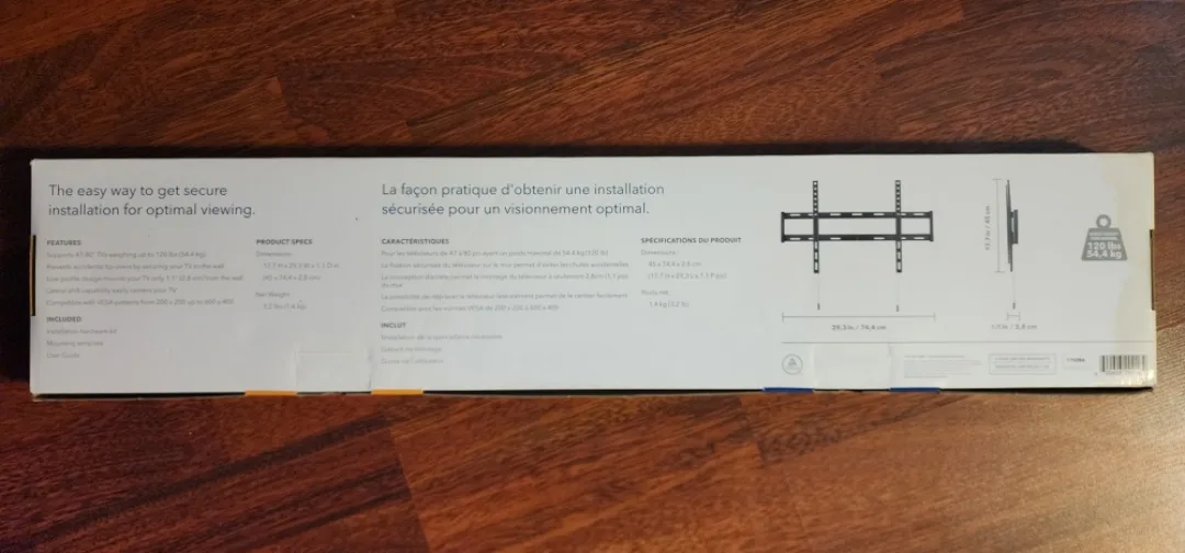 TV Wall Mount for 47-80 inch TVs image indicator(2)