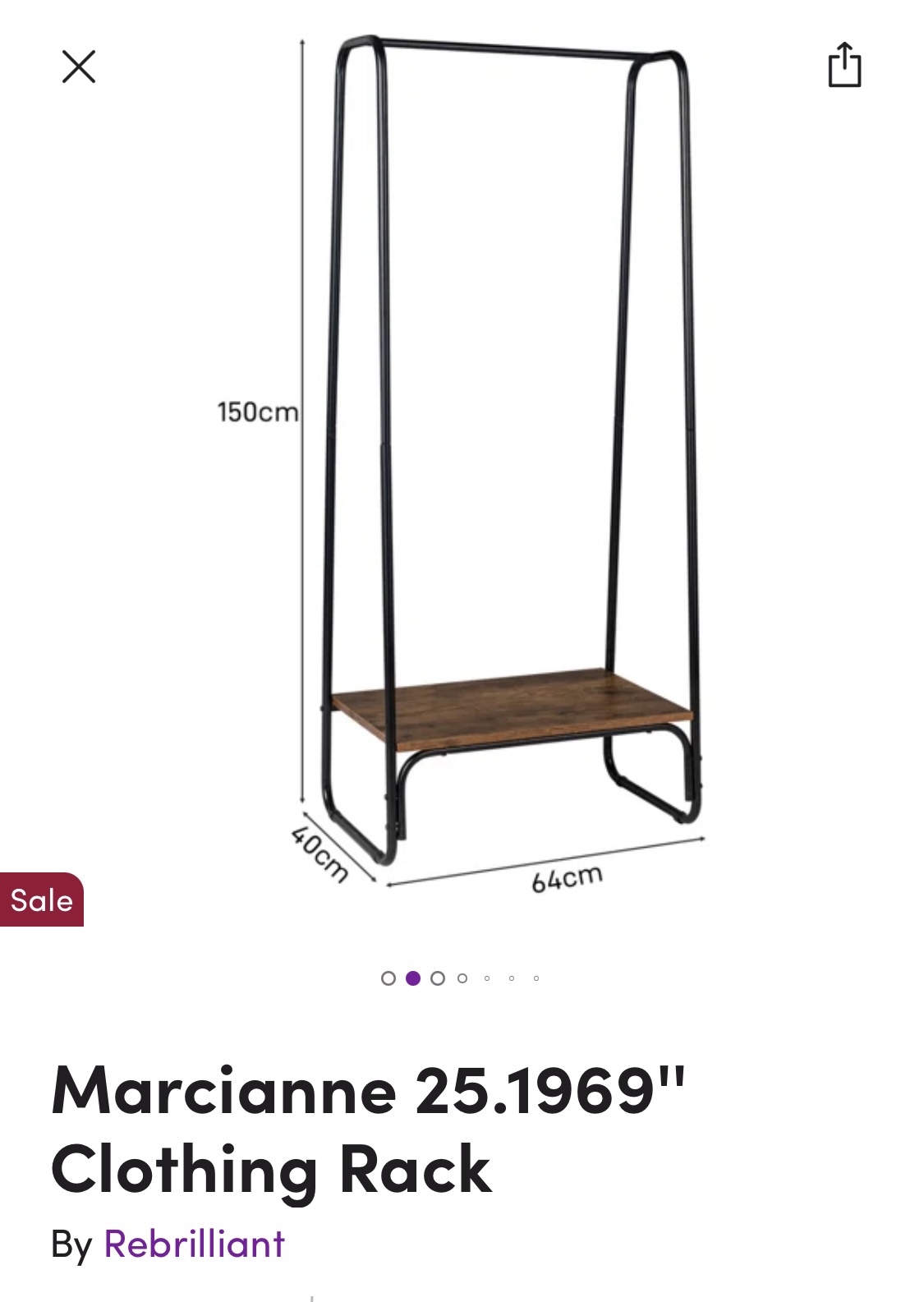 Marcianne Clothing Rack