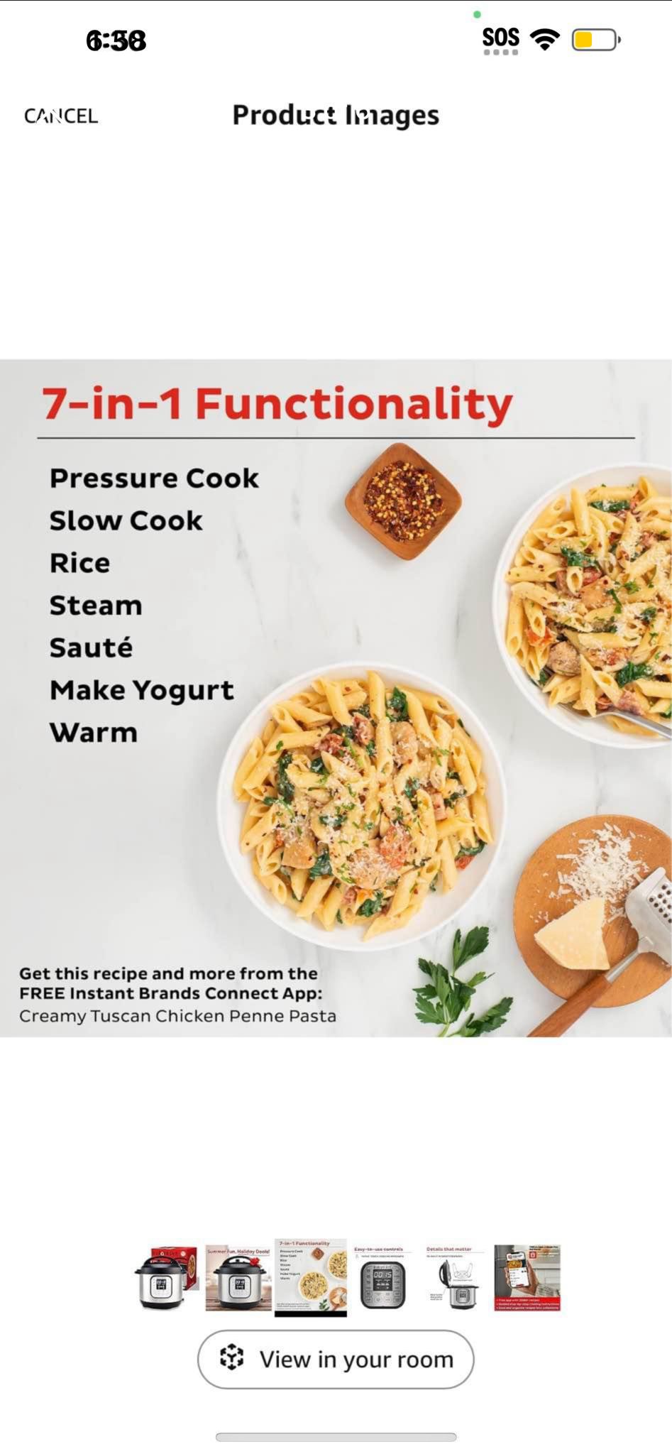 Instant Pot Duo 7-in-1 Electric Pressure Cooker - photo 3