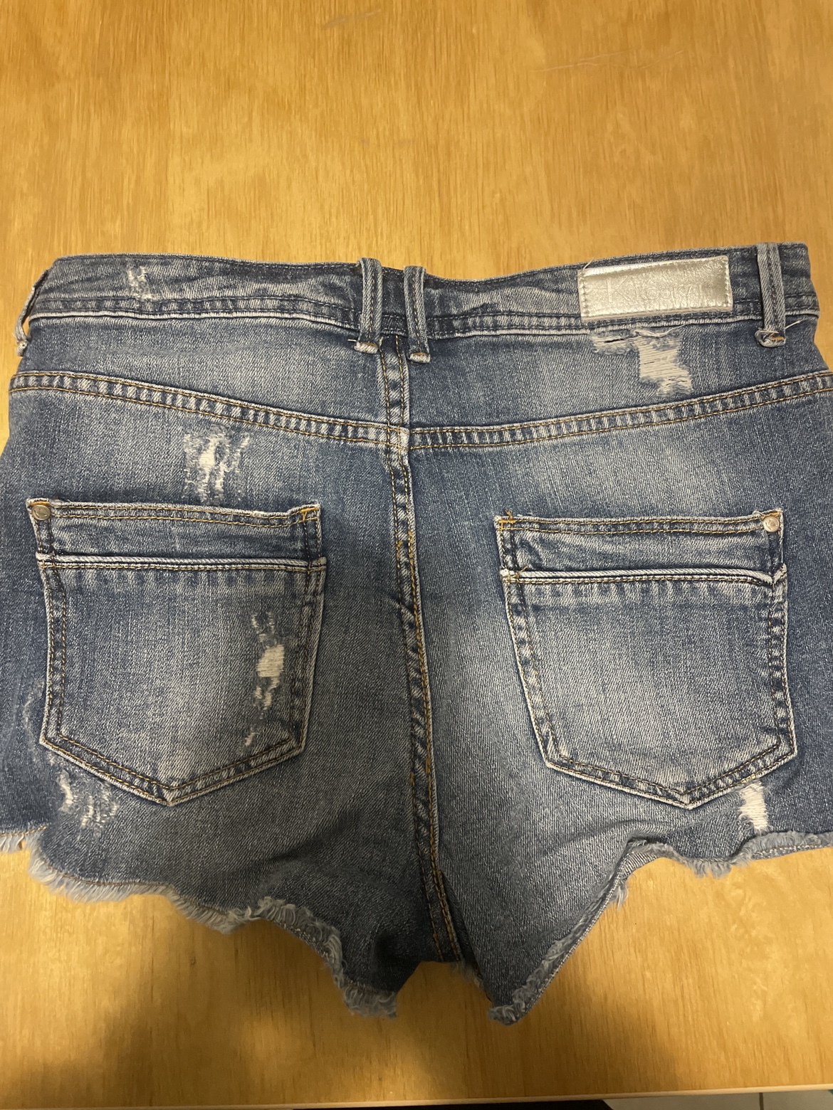 High Waisted Denim Shorts - photo 2