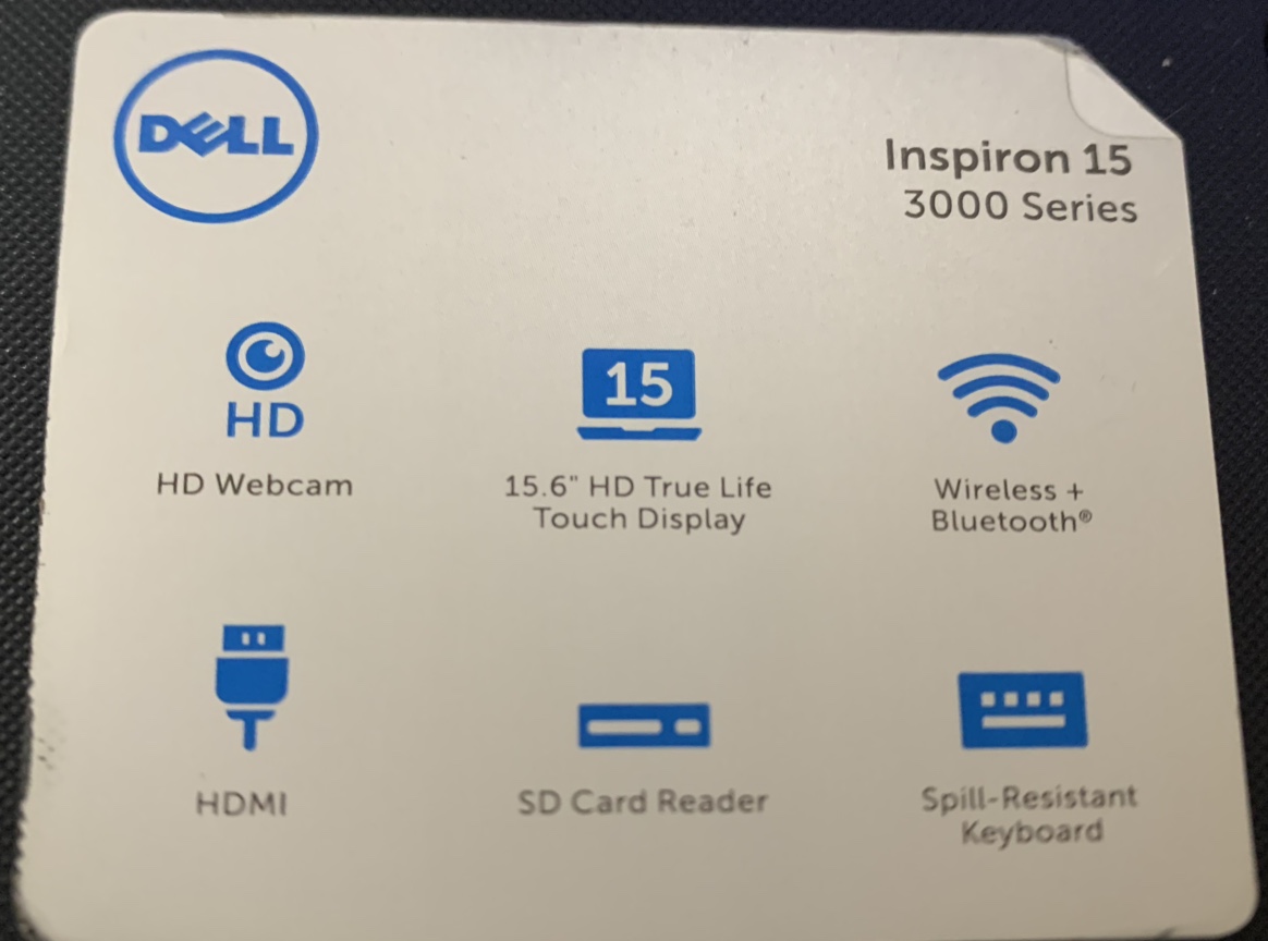 Dell Inspiron 15 3000 Series Laptop