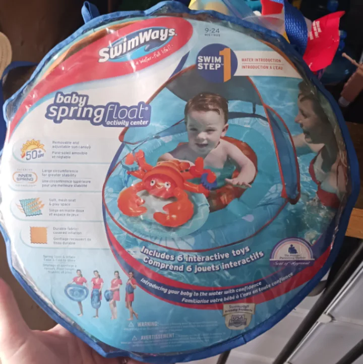 Swimways Baby Spring Float Activity Centre (no toys included) thumbnail