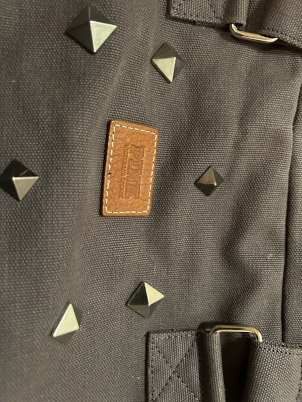 PINK Victoria's Secret Grey Studded Travel Bag - photo 2