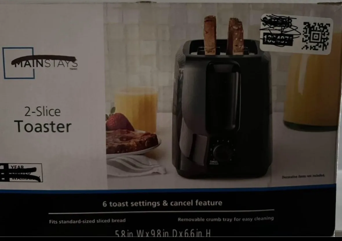 Mainstays 2-Slice Toaster thumbnail