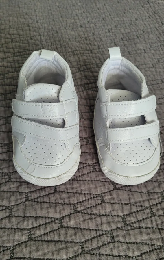 White Baby Shoes 12m thumbnail