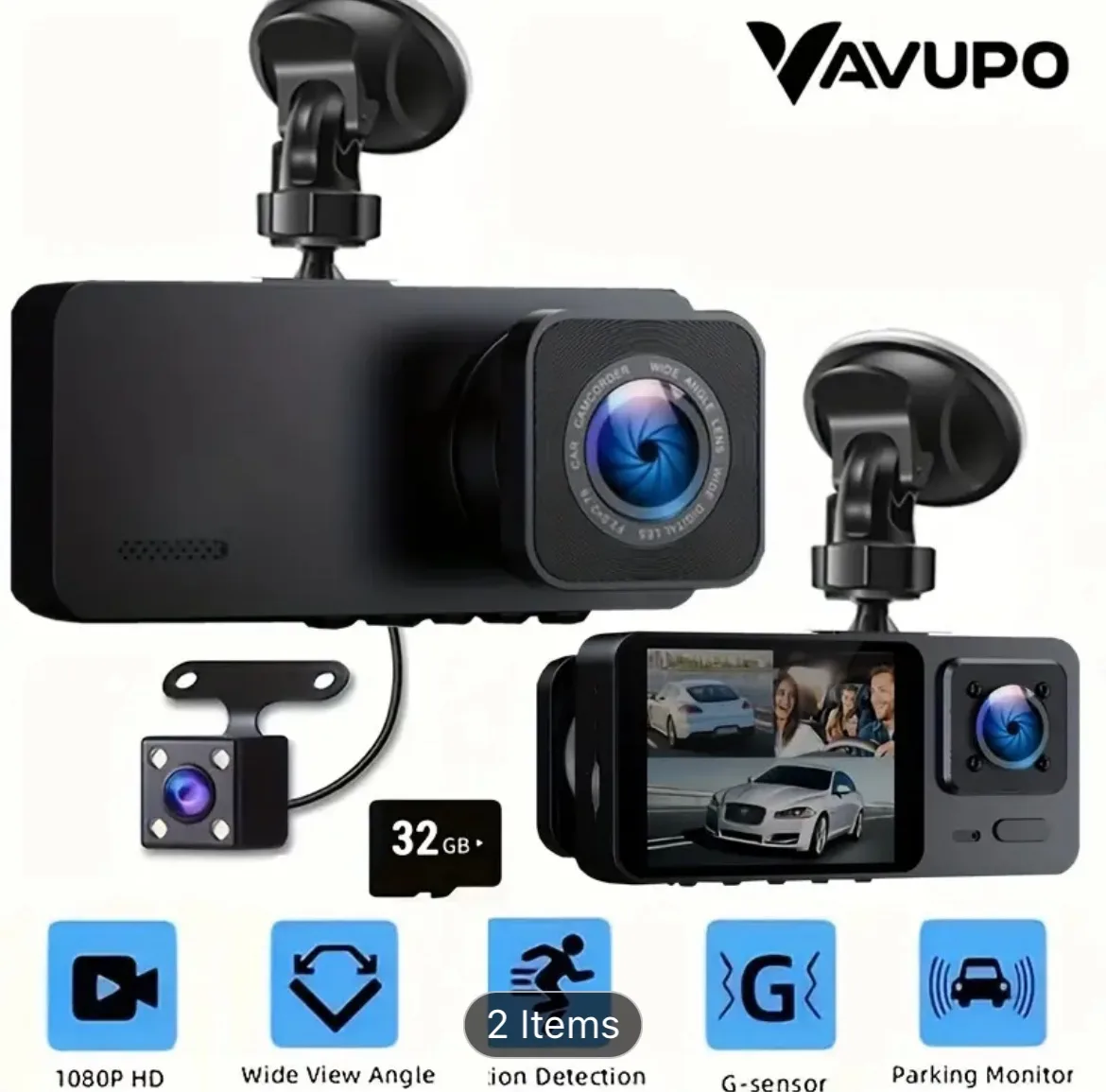 3 Channel Dash Cam image indicator(5)