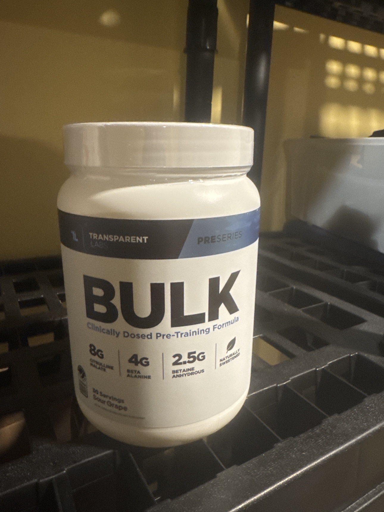 Transparent Labs Bulk Pre-Workout
