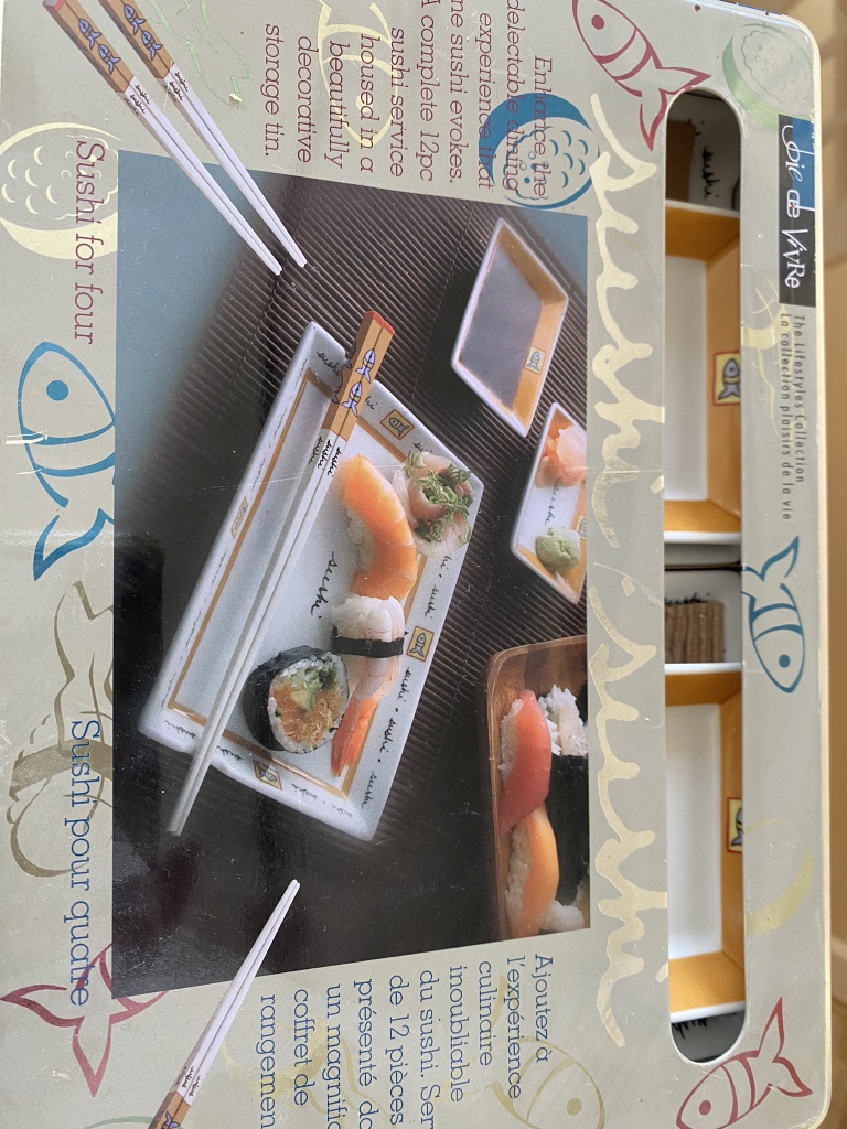 Sushi Serving Set with Chopsticks
