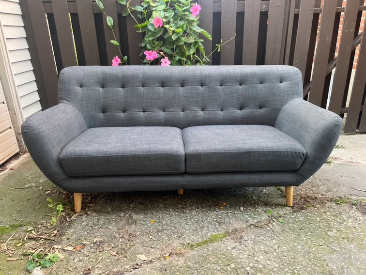 Grey Mid Century Modern Couch - Structube image indicator(3)