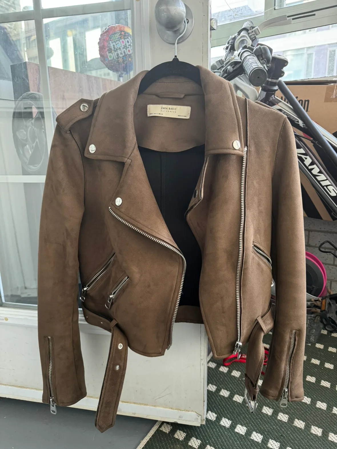 Zara Suede Jacket thumbnail
