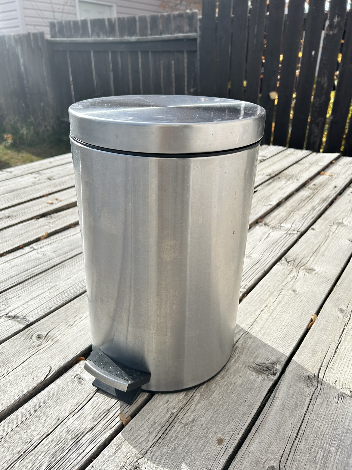 Stainless Steel Step Trash Can