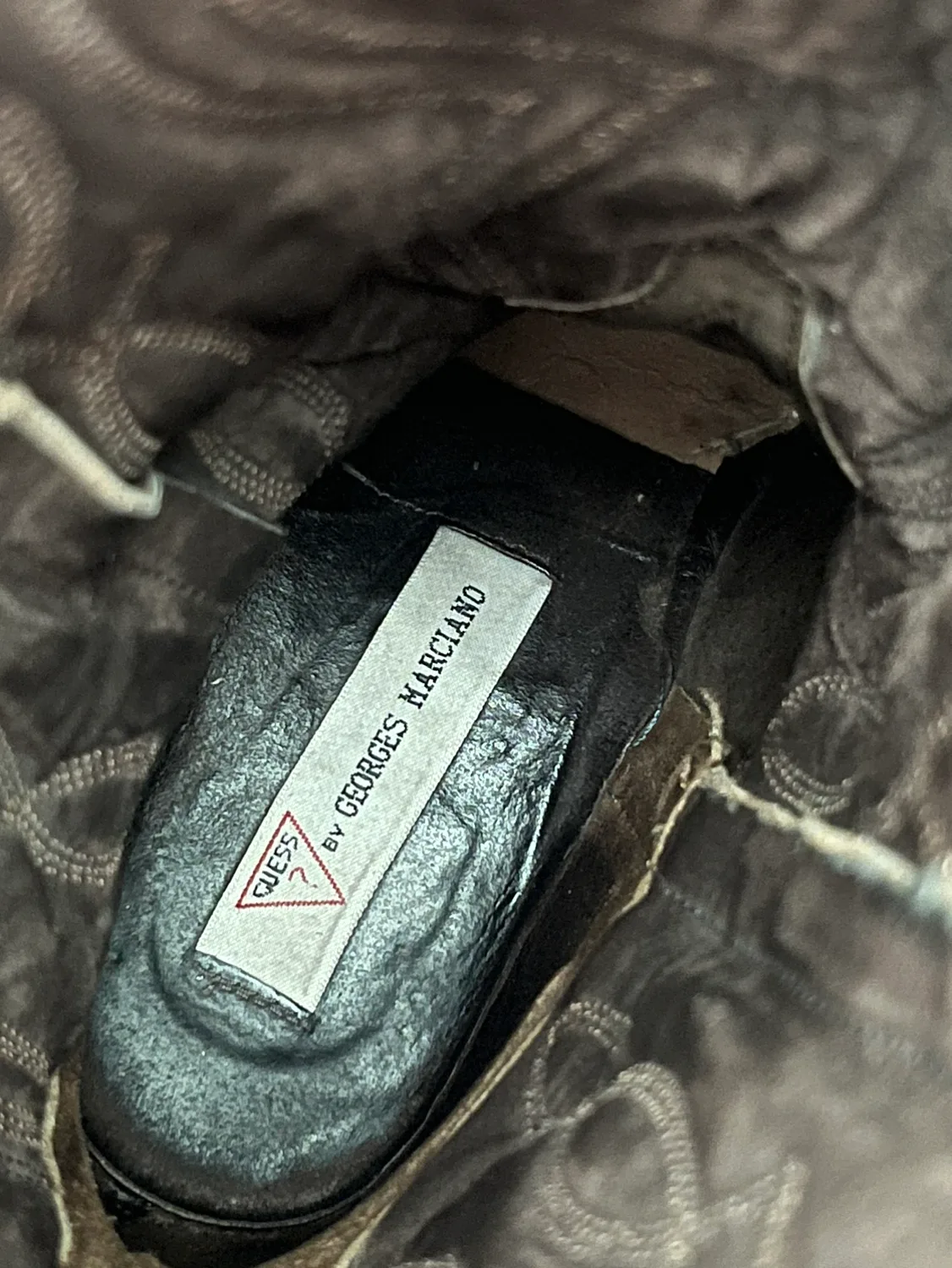 Guess by Georges Marciano Brown Cowboy Boots image indicator(5)