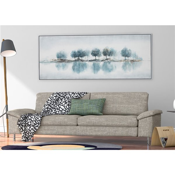 Framed Canvas Wall Art - Gild Design House 31" x 73" - photo 2
