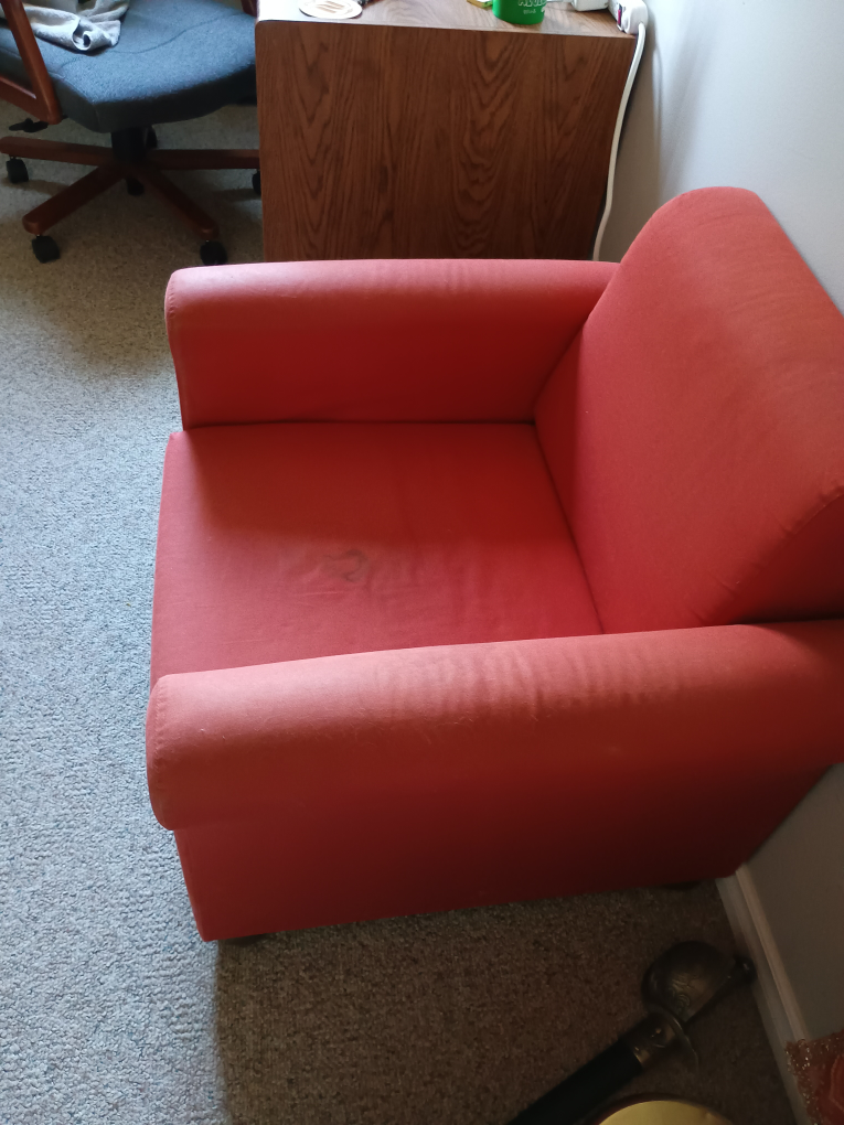 Cozy Red Armchair