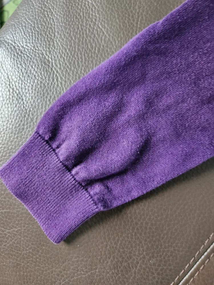 Tommy Hilfiger Purple V-Neck Sweater image indicator(2)