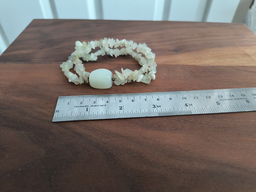 Green jade Chip Bracelet - photo 2