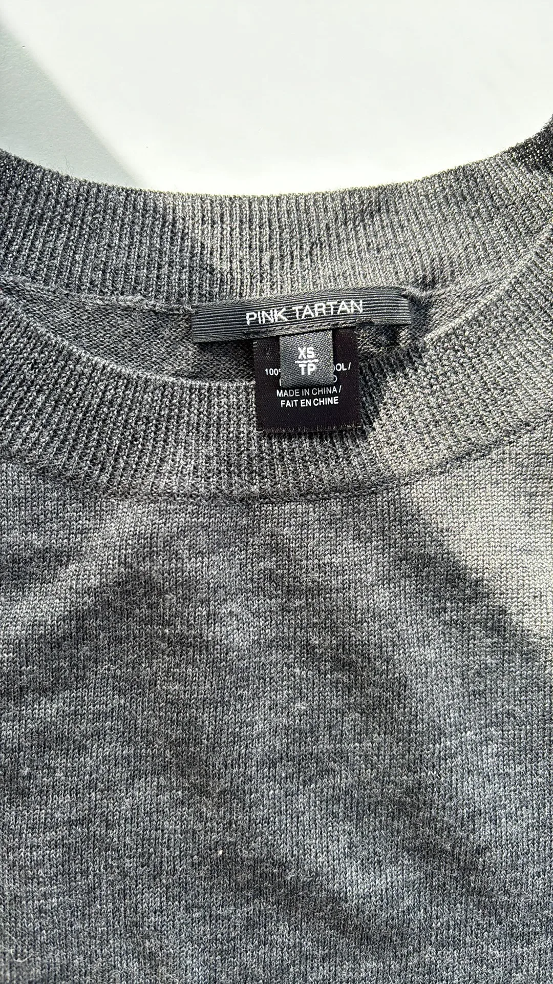 Pink Tartan Grey Sweater image indicator(2)