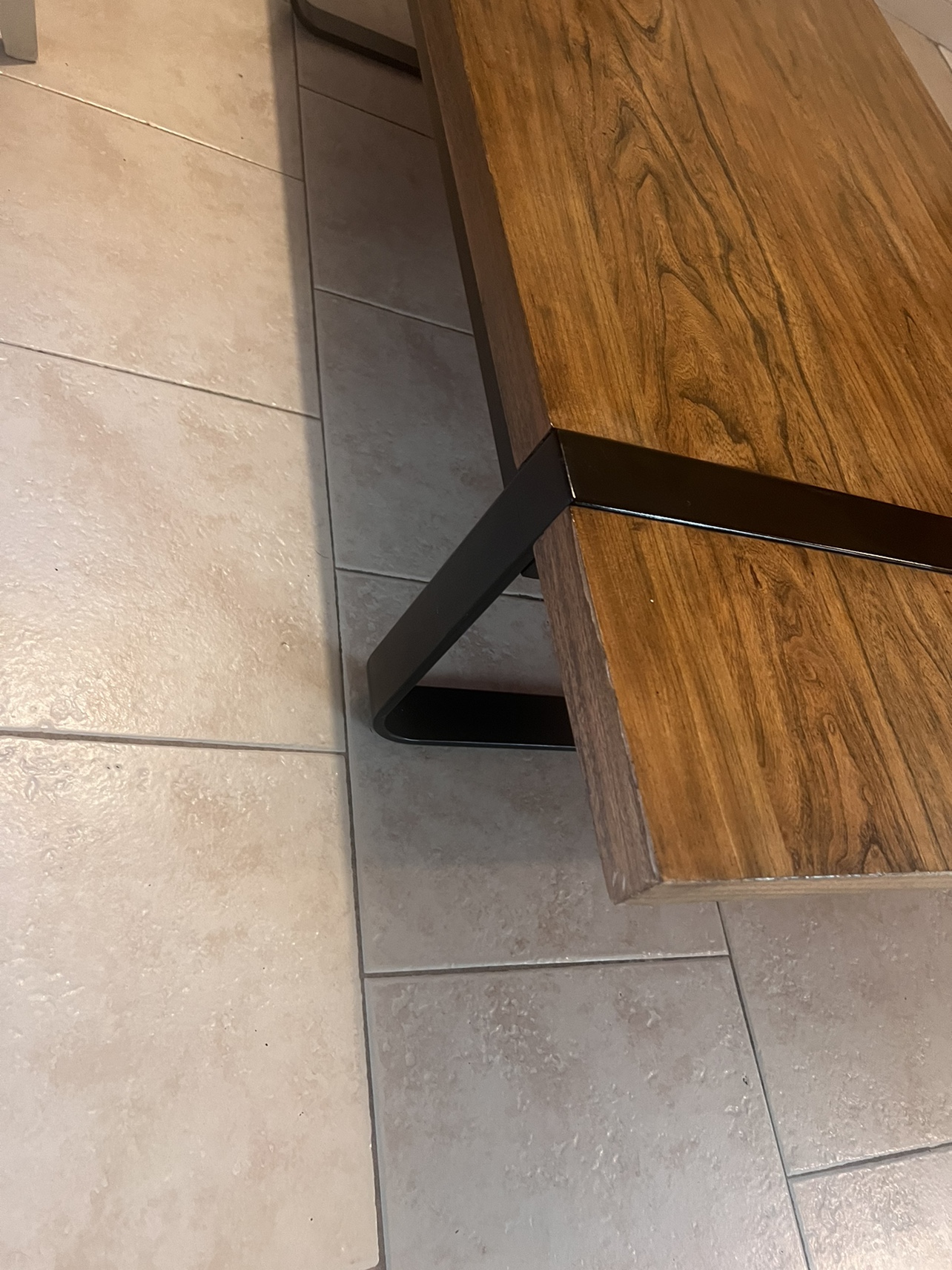 Wood and Metal Coffee Table - photo 3