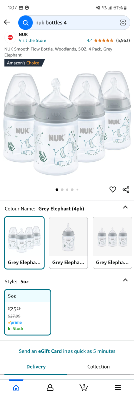 NUK Smooth Flow Baby Bottles 4 Pack - photo 2