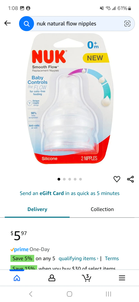 NUK Smooth Flow Baby Bottles 4 Pack - photo 3