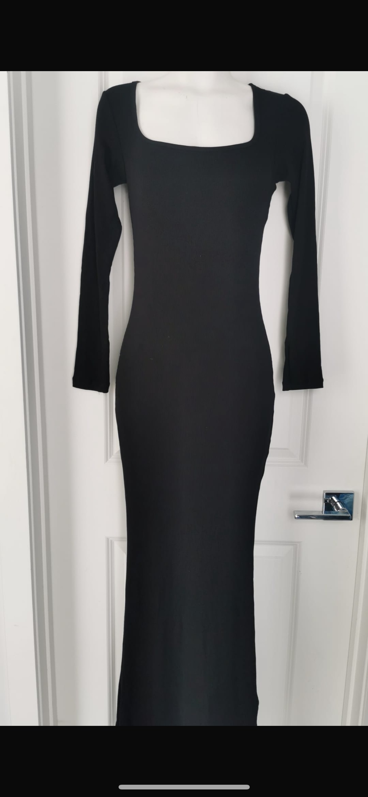 NEW! Popilush Built-In Shapewear Long Sleeve Maxi Lounge Dress - photo 5