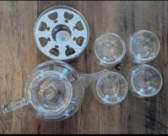 Teabloom Glass Teapot Complete Set image indicator(3)