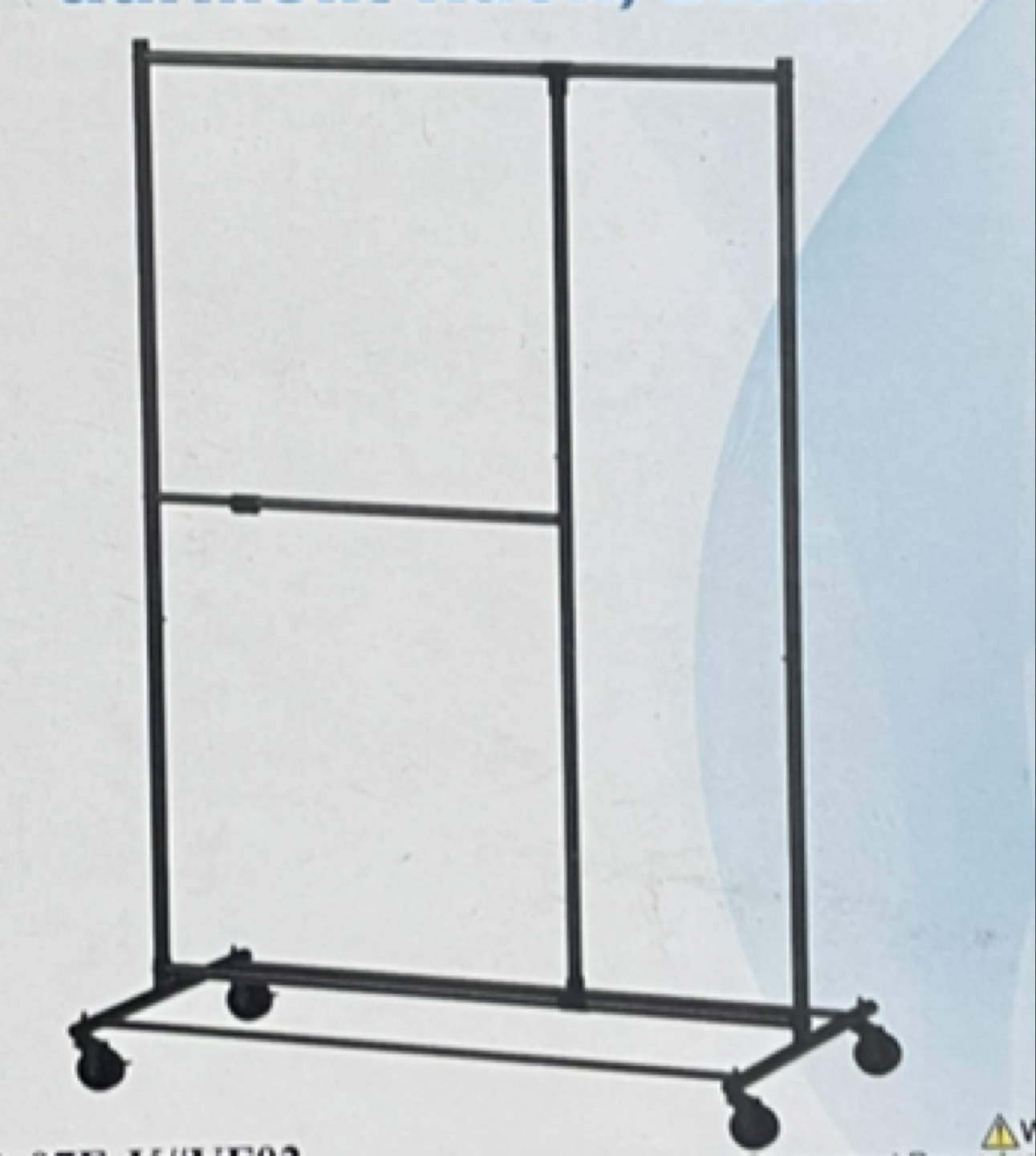Dual bar adjustable garment rack