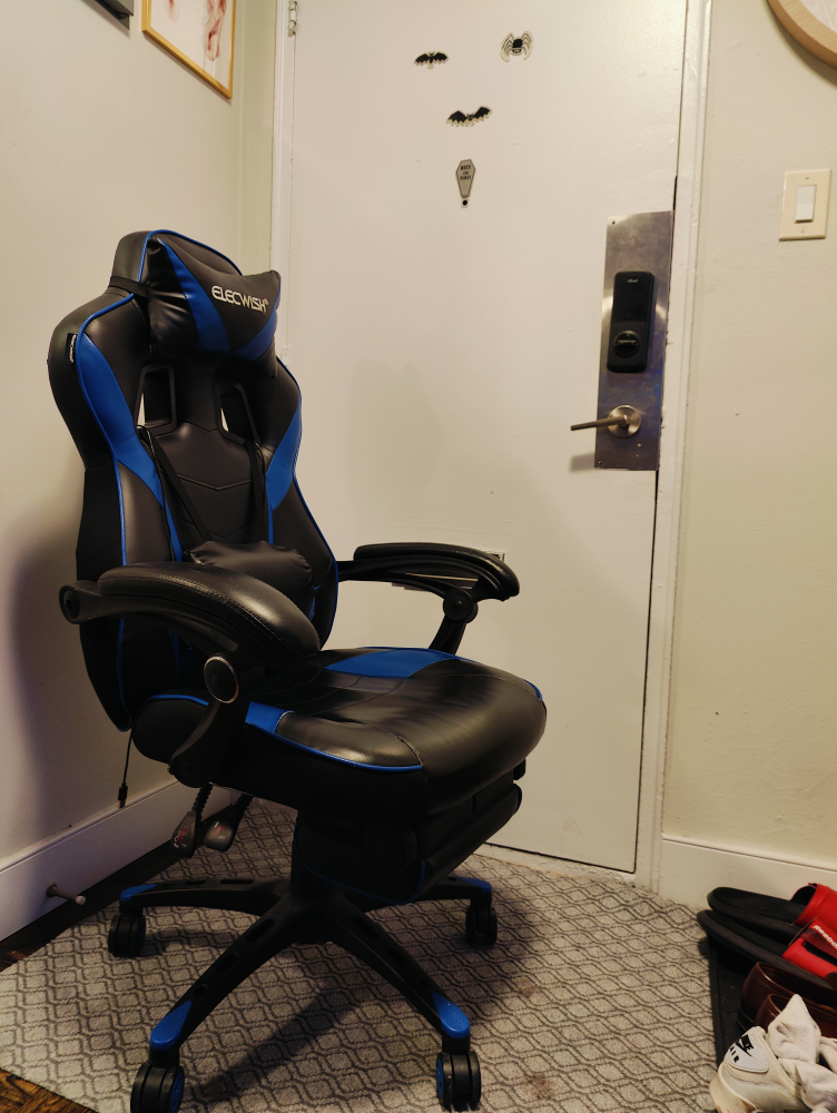 Ergonomic High Back Game Chair with Footrest for Adults - photo 4