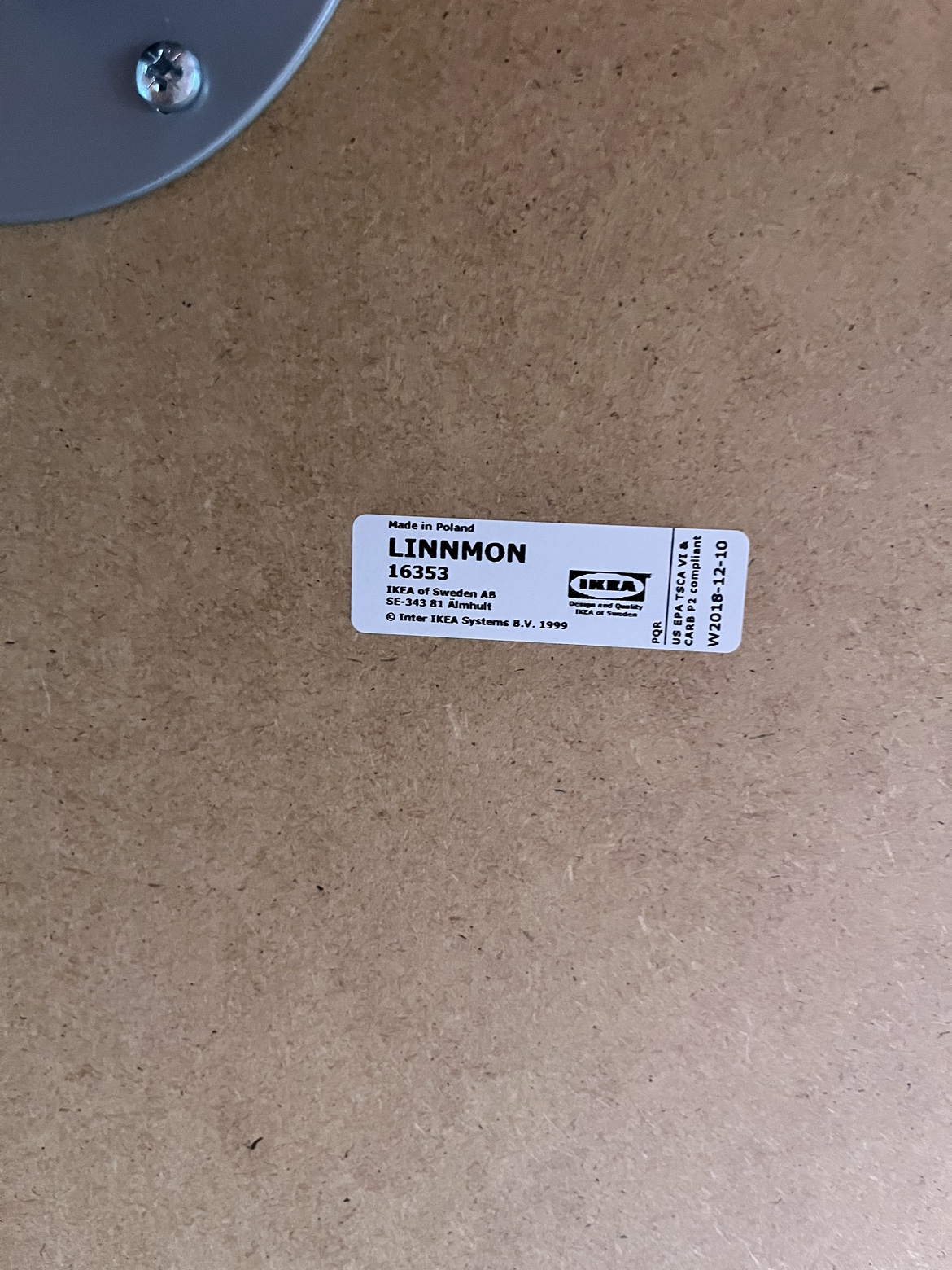 IKEA Linnmon Table - photo 2