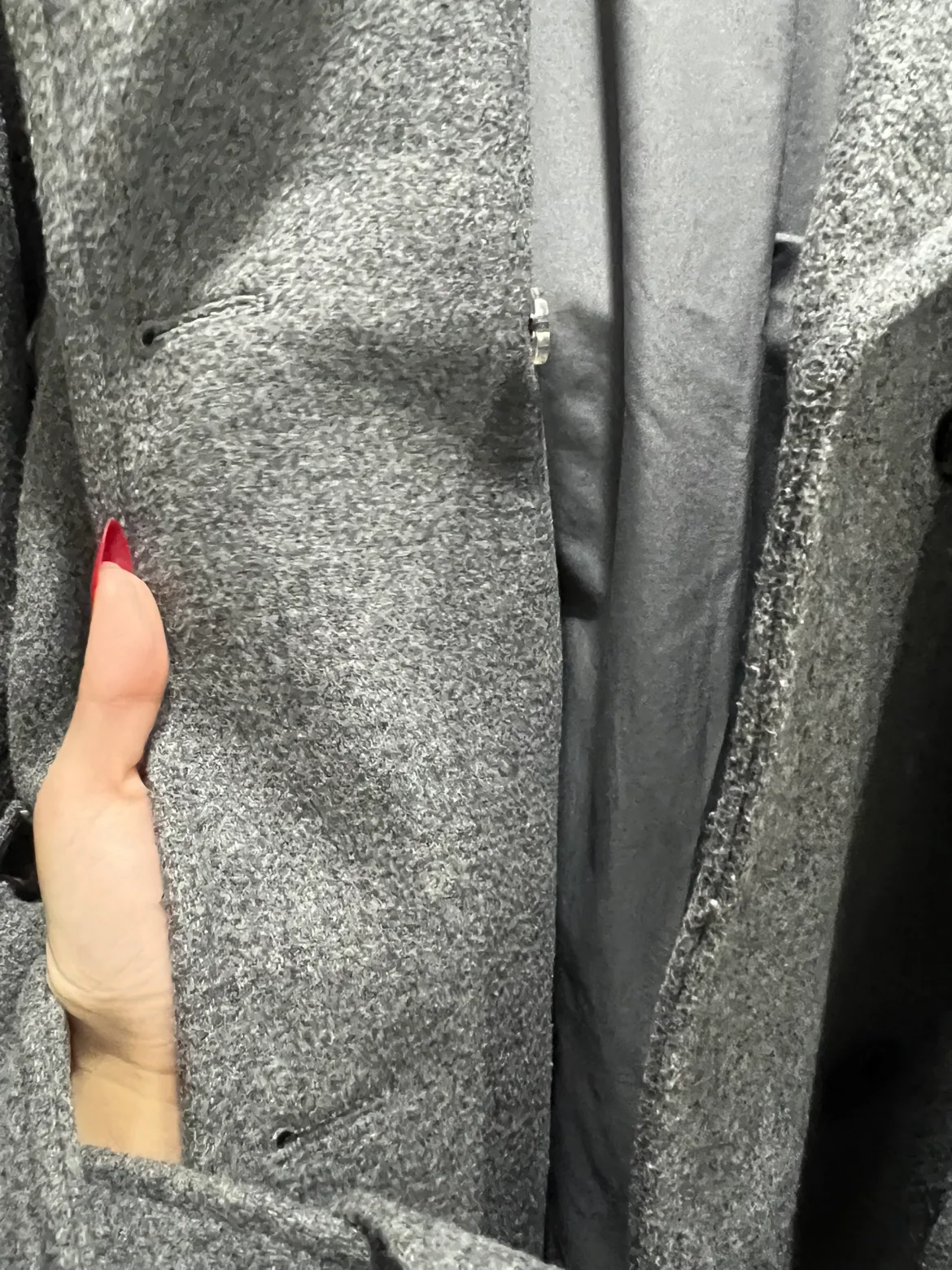 Grey Wool Coat image indicator(5)