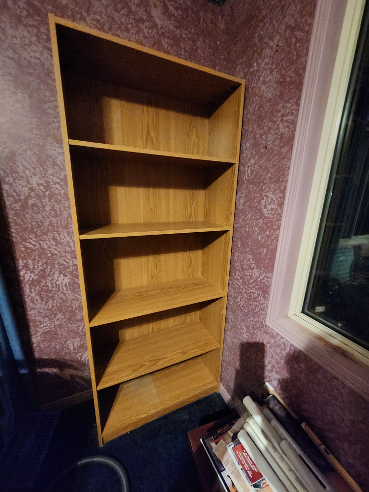 Wooden Bookshelf